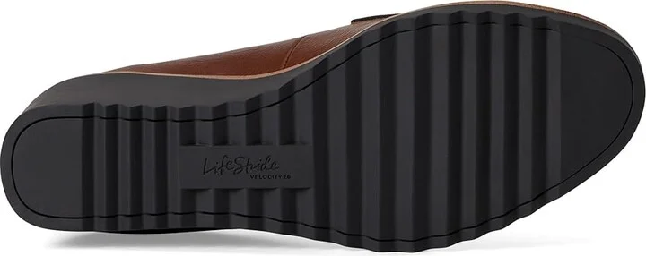 LifeStride Zed High Women's Heels Dark Tan : 9 M (B), Leather - Image 3
