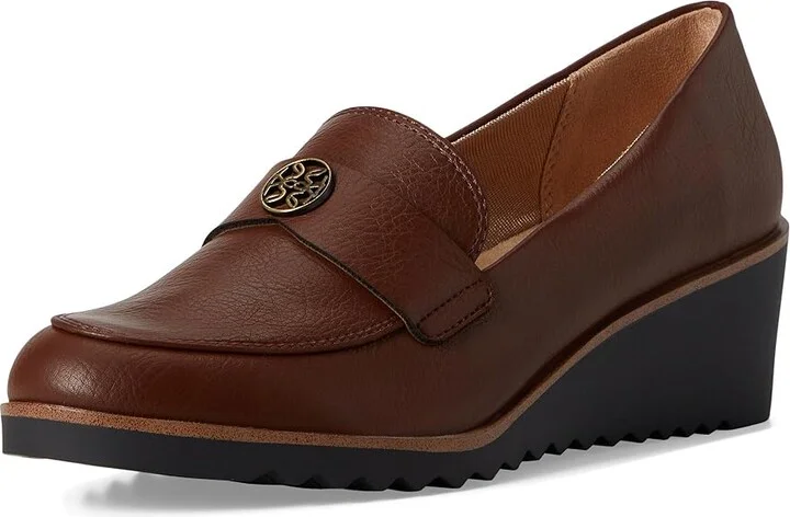 LifeStride Zed High Women's Heels Dark Tan : 9 M (B), Leather - Image 5