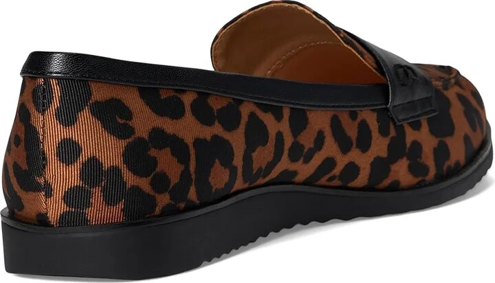 LifeStride Zee Loafer/Moc Shoes Women's Flat Shoes Brown Leopard : 8 W (C), Faux Leather - Image 4