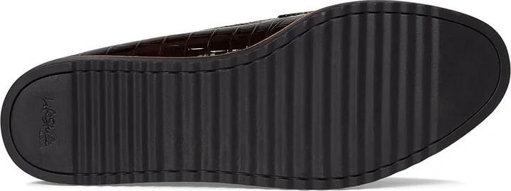 LifeStride Zee Loafer/Moc Shoes Women's Flat Shoes Dark Chocolate Croco : 8 W (C), Faux Leather - Image 3