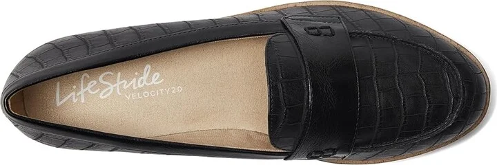 LifeStride Zee Women's Shoes Black 1 : 9 W (C), Faux Leather - Image 2