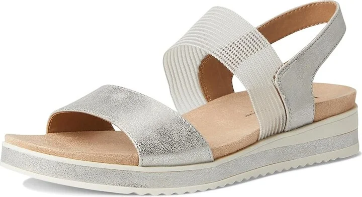 LifeStride Zing Women's Shoes Silver Metallic : 7.5 W (C), Textile - Image 5