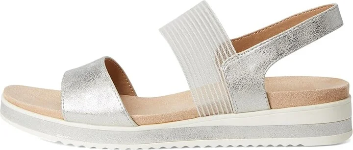 LifeStride Zing Women's Shoes Silver Metallic : 7.5 W (C), Textile - Image 6