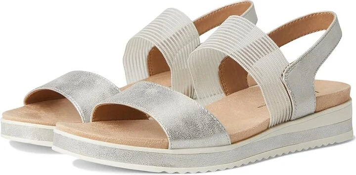 LifeStride Zing Women's Shoes Silver Metallic : 7.5 W (C), Textile