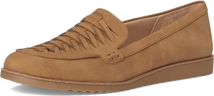 LifeStride Zoey Loafer/Moc Shoes Women's Flat Shoes Tan : 7.5 W (C), Synthetic - Image 5