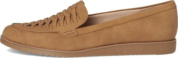LifeStride Zoey Loafer/Moc Shoes Women's Flat Shoes Tan : 7.5 W (C), Synthetic - Image 6