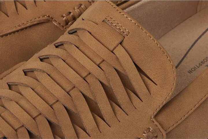 LifeStride Zoey Loafer/Moc Shoes Women's Flat Shoes Tan : 7.5 W (C), Synthetic - Image 7