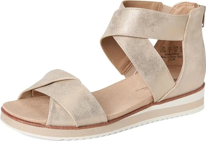 LifeStride Zoom Women's Shoes Platino Gold Metallic : 8.5 M (B), Synthetic - Image 5
