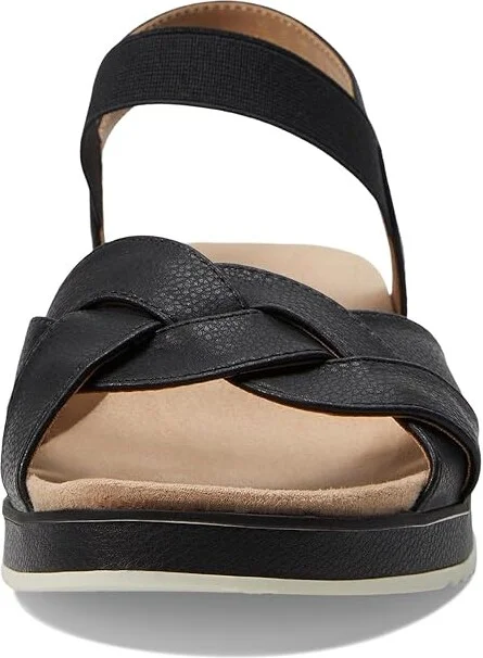 LifeStride Zuri Ankle Strap Sandals Women's Sandals Black : 9 M (B), Leather/Rubber/Textile - Image 2