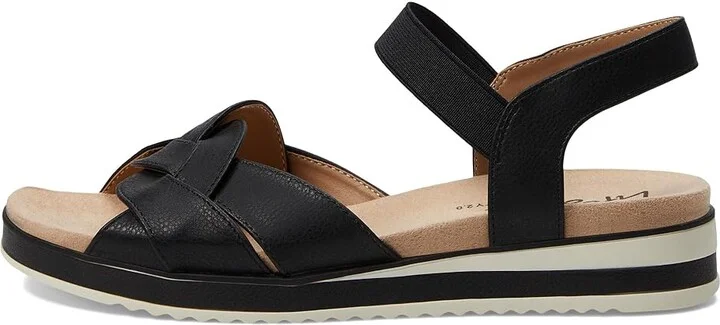 LifeStride Zuri Ankle Strap Sandals Women's Sandals Black : 9 M (B), Leather/Rubber/Textile - Image 5