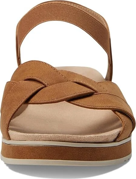 LifeStride Zuri Ankle Strap Sandals Women's Sandals Tan : 5 M (B), Leather/Rubber/Textile - Image 2