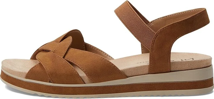 LifeStride Zuri Ankle Strap Sandals Women's Sandals Tan : 5 M (B), Leather/Rubber/Textile - Image 5