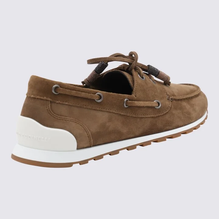 Light Beige Leather Loafers - Image 2