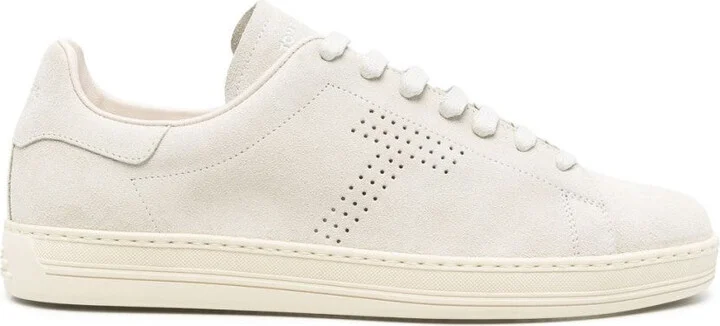 Light Beige Suede Sneakers