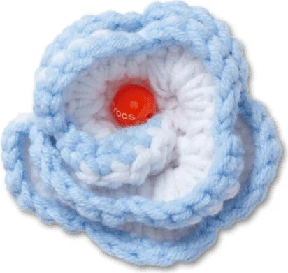 Light Blue Crochet Floral