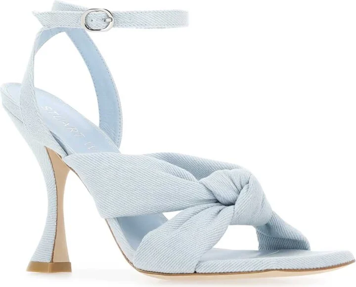 Light-blue Denim Playa Sandals - Image 2