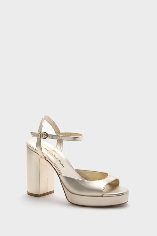 Light Gold Dayna II Platform Heels