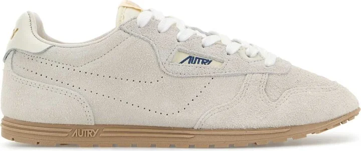 Light Grey Suede Windspin Sneakers