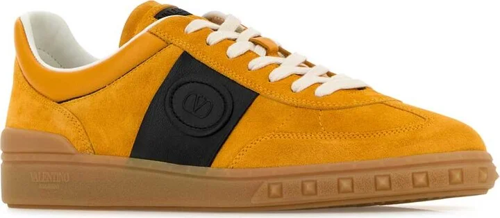 Light Orange Suede Upvillage Sneakers - Image 2
