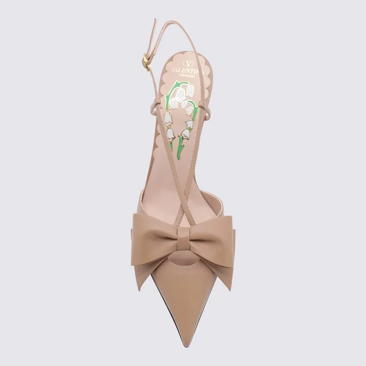 Light Pink Leather Pumps - Image 4