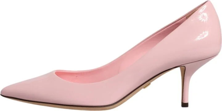 Light Pink Patent Leather Heels Pumps Women's Shoes (Pre-Owned) - Image 6