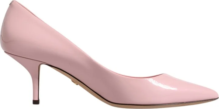 Light Pink Patent Leather Heels Pumps Women's Shoes (Pre-Owned)