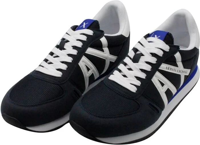 Light Sneaker In Technical Fabric And Suede With Logo On The Side