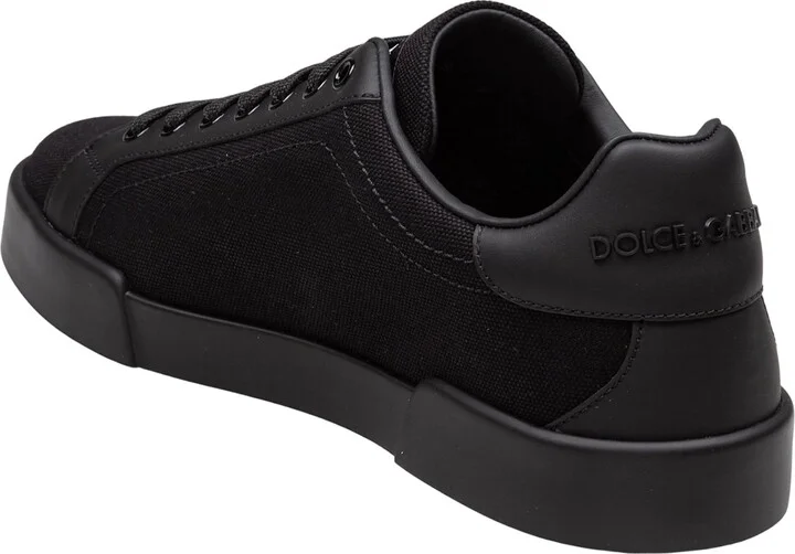Light Strobel Sneaker In Canvas And Leather Color Black With Logo - Image 4