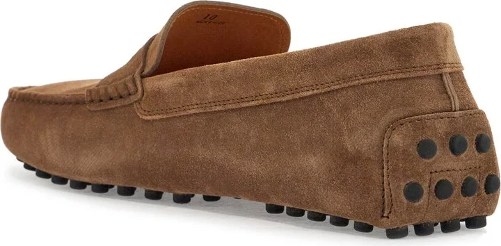 Light Walnut Leather Driving Moccasin - Image 3