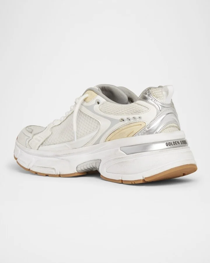 Lightstar Net Mixed Leather Runner Sneakers - Image 2