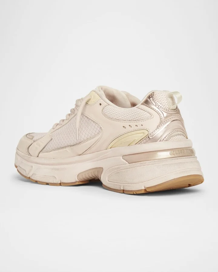 Lightstar Net Mixed Leather Runner Sneakers - Image 10