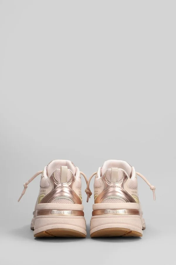 Lightstar Sneakers In Rose-pink Leather And Fabric - Image 4