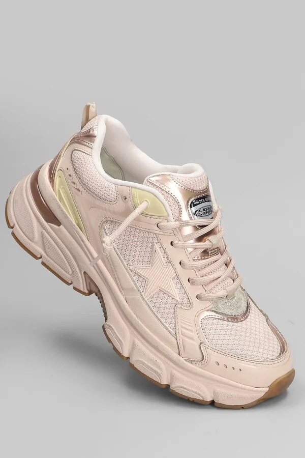 Lightstar Sneakers In Rose-pink Leather And Fabric - Image 5