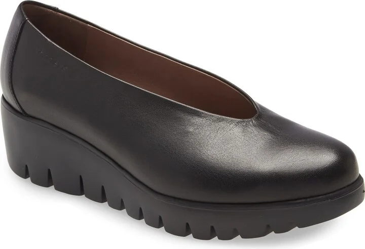 Black Smooth Leather