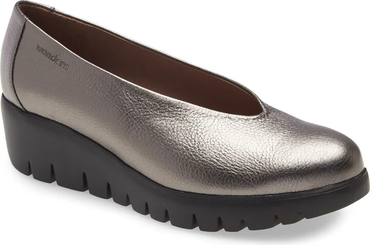 Lead Metallic Leather