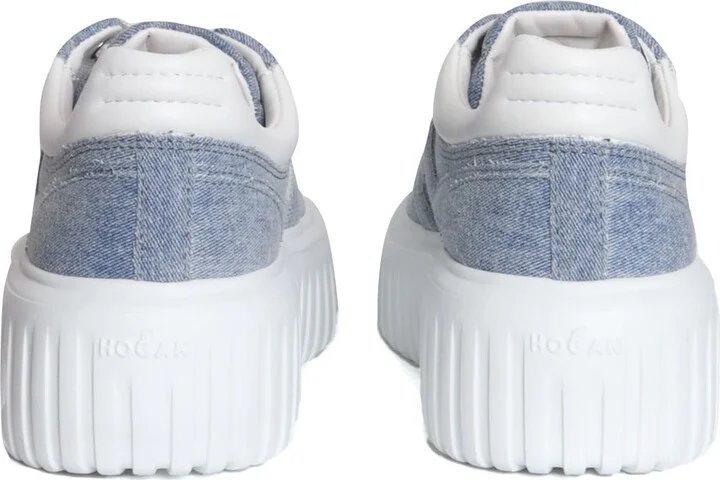 Ligth Blue H-stripe Sneakers - Image 3
