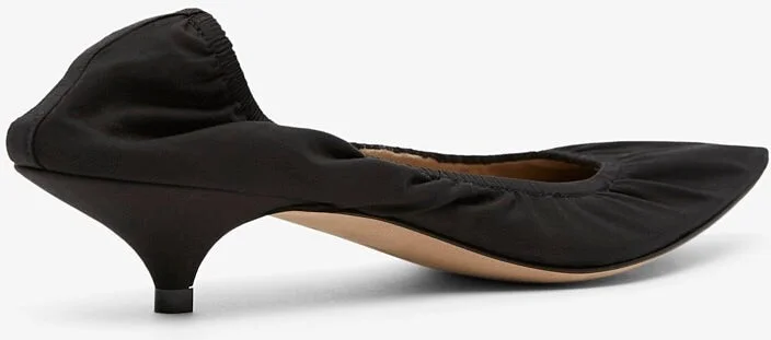 Liisa black kitten pumps - Image 3
