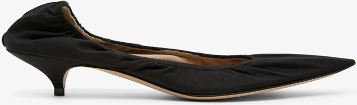 Liisa black kitten pumps