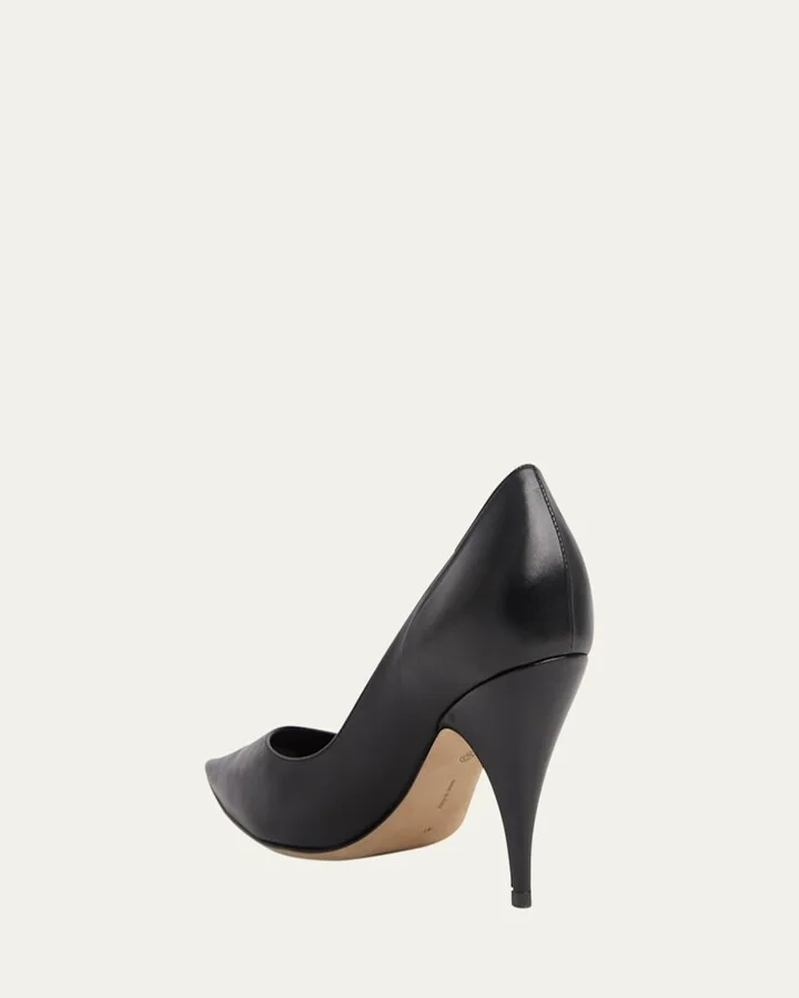 Liisa Lambskin Leather Pumps - Image 2