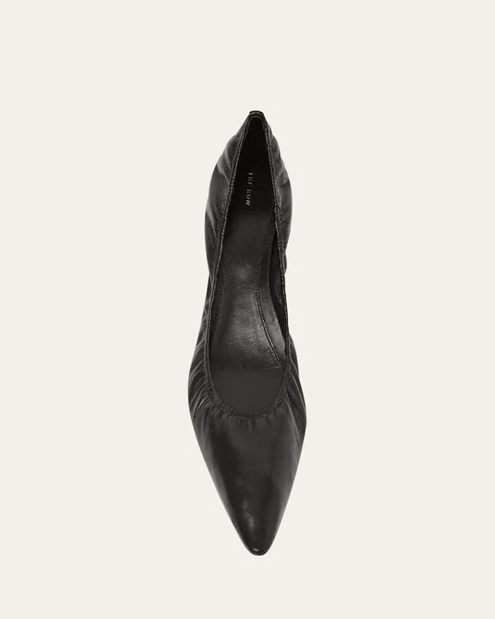 Liisa Lambskin Leather Pumps - Image 3