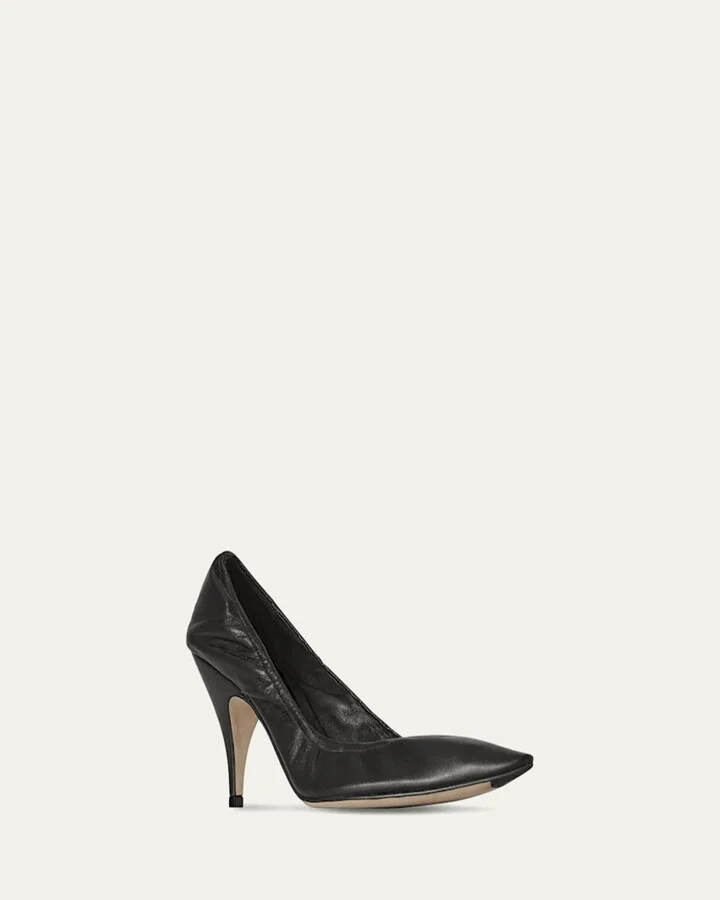 Liisa Lambskin Leather Pumps - Image 4