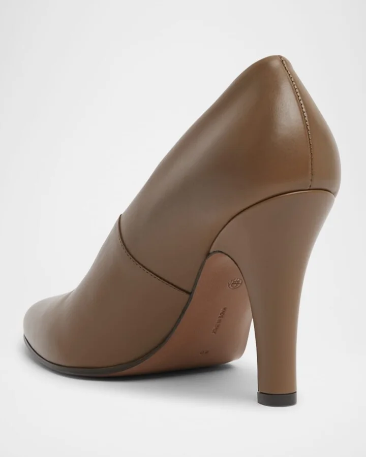 Liisa Lambskin Leather Pumps - Image 2