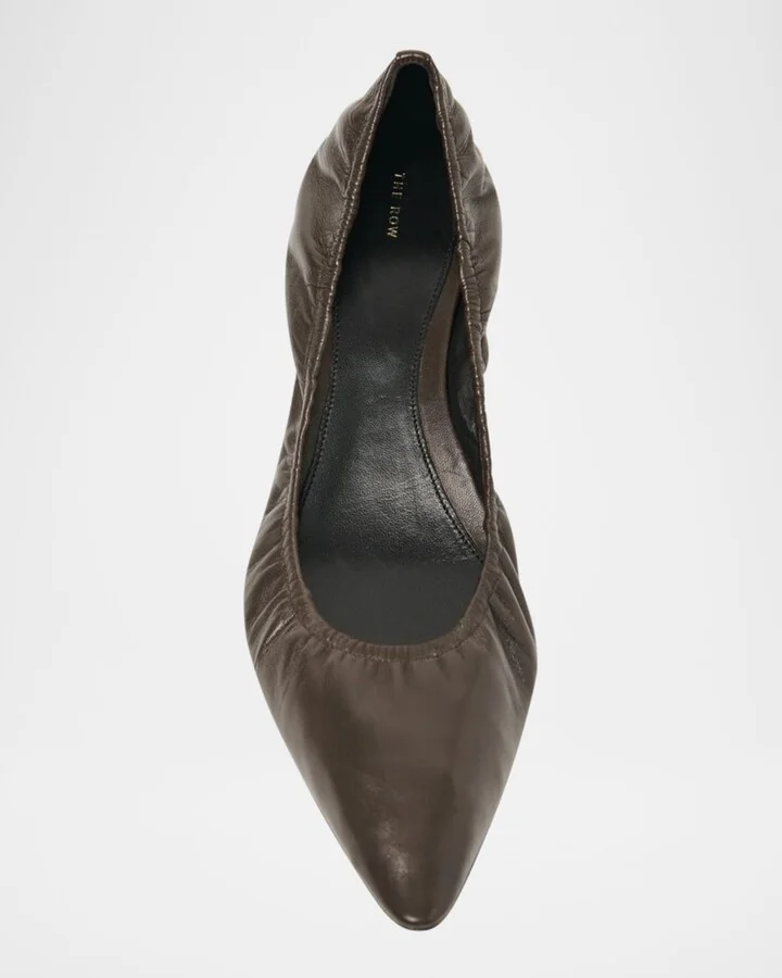 Liisa Lambskin Leather Pumps - Image 5