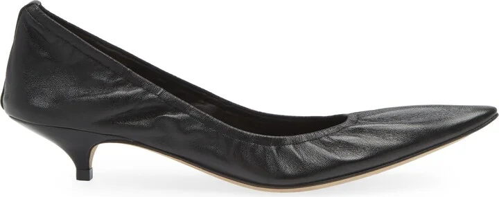 Liisa Pointed Toe Kitten Heel Pump - Image 3