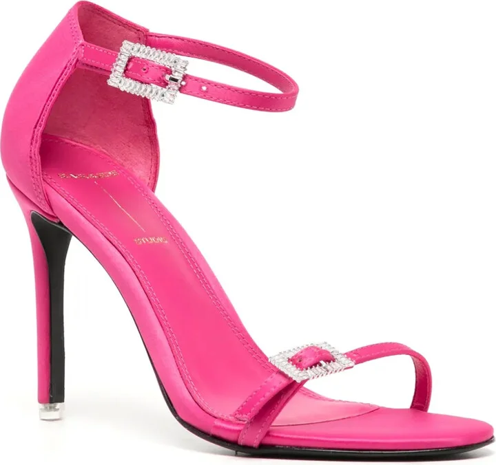 Lila 100mm crystal-embellished sandals - Image 2