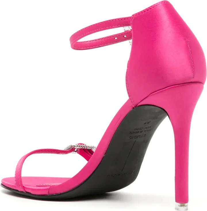 Lila 100mm crystal-embellished sandals - Image 3