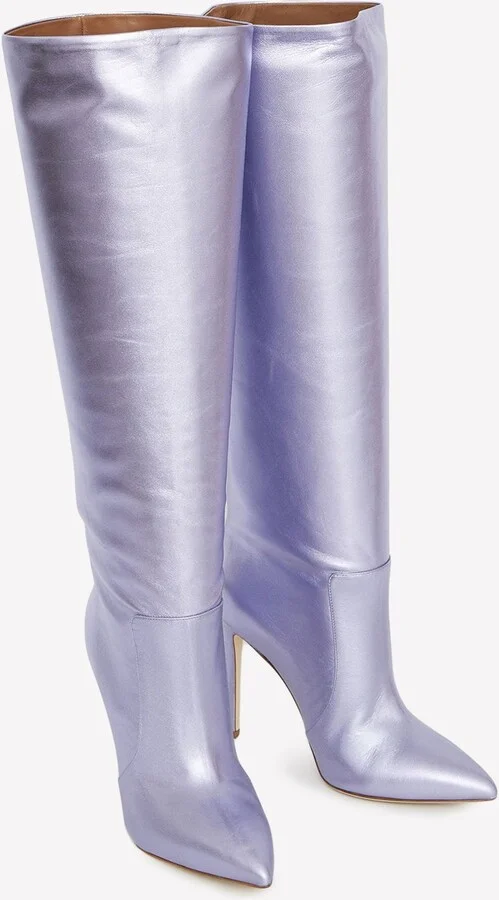 Lilac 105 Knee-High Leather Boots - Image 2