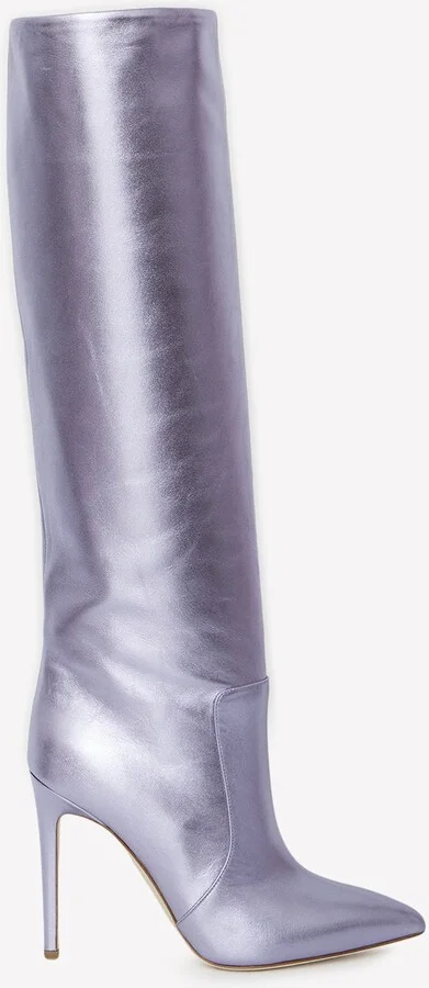 Lilac 105 Knee-High Leather Boots