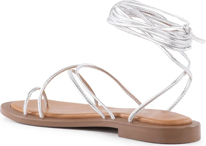 Lilac Ankle Wrap Sandal - Image 2