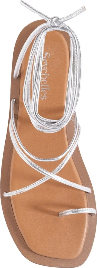 Lilac Ankle Wrap Sandal - Image 4